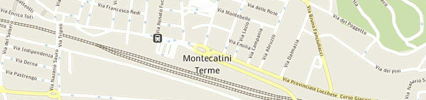 Mappa della impresa parrucchiera grazia a MONTECATINI TERME