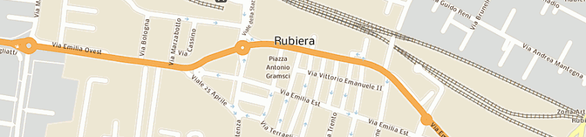 Mappa della impresa berni silvia a RUBIERA