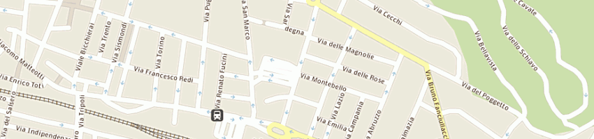 Mappa della impresa ghiselli daniele a MONTECATINI TERME