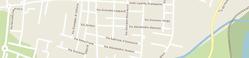 Mappa della impresa leonardi e c- di leonardi renzo e c- snc a RUBIERA