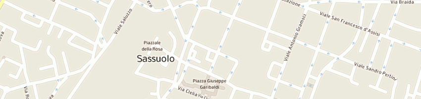 Mappa della impresa fgm di diliberto giuseppa e c sas a SASSUOLO