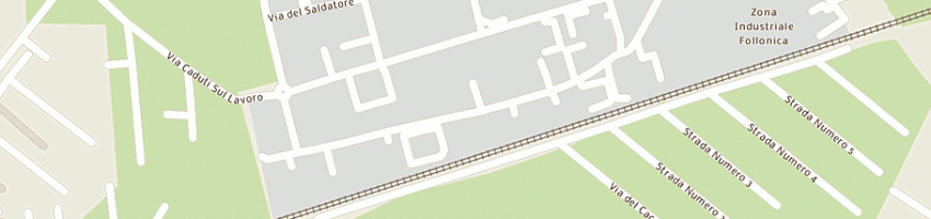 Mappa della impresa cerretani moto di cerretani remo e c snc a FOLLONICA