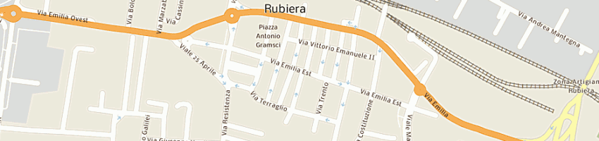 Mappa della impresa valenza mauro a RUBIERA