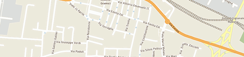 Mappa della impresa debbi giuliano a RUBIERA