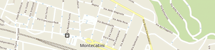 Mappa della impresa brizzi emanuele a MONTECATINI TERME