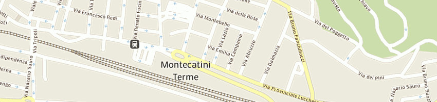 Mappa della impresa coprel toscana srl a MONTECATINI TERME