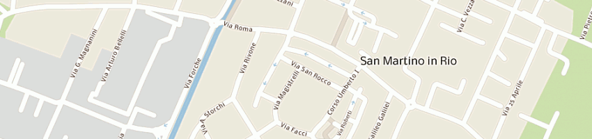 Mappa della impresa la piazzetta a SAN MARTINO IN RIO