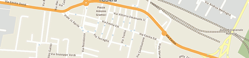 Mappa della impresa severi tiziana a RUBIERA