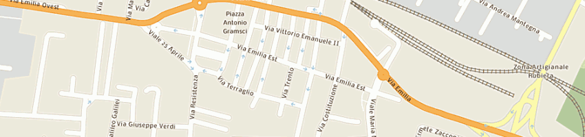 Mappa della impresa iori maria antonia a RUBIERA