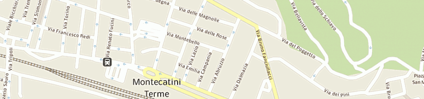 Mappa della impresa albergo avia di benedetti iolanda e c snc a MONTECATINI TERME