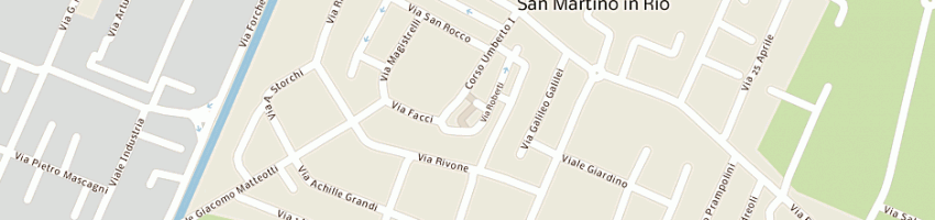 Mappa della impresa antico forno di barbati e scalabrini sdf a SAN MARTINO IN RIO