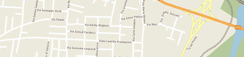 Mappa della impresa severi vanni a RUBIERA