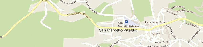 Mappa della impresa prisma onoranze funebri associate srl a SAN MARCELLO PISTOIESE