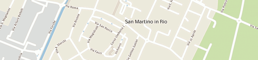 Mappa della impresa ristorante pizzeria la martinera a SAN MARTINO IN RIO