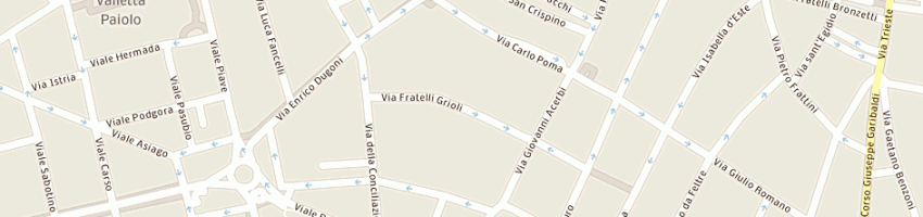 Mappa della impresa auto moto import di santori sergio sas a MANTOVA