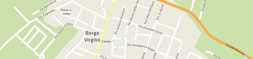 Mappa della impresa charme centro estetica di remelli donatella e soave elena (snc) a VIRGILIO