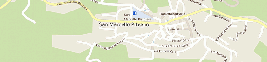 Mappa della impresa appennino viaggi snc a SAN MARCELLO PISTOIESE