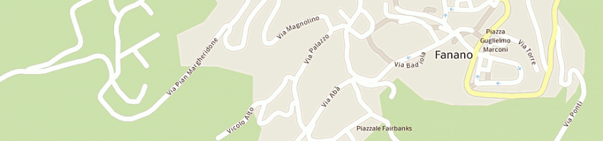Mappa della impresa passini francesco a FANANO