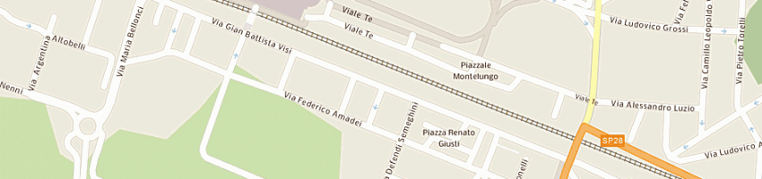 Mappa della impresa podetti vittorio a MANTOVA