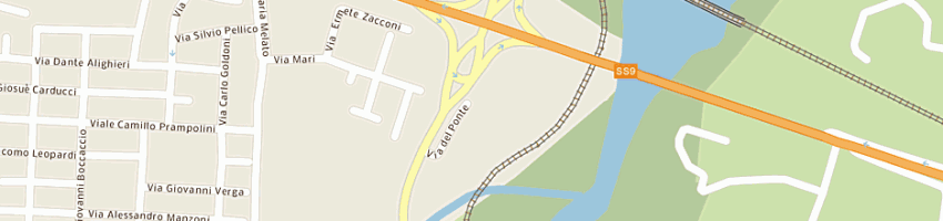 Mappa della impresa ristorazione malagoli mauro e c sas a RUBIERA