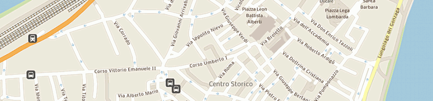 Mappa della impresa ristorante giallozucca a MANTOVA