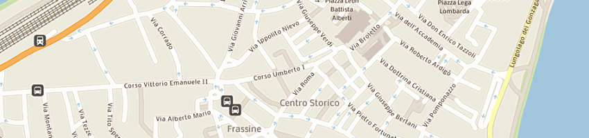 Mappa della impresa caffe' u54 di benatti arianna a MANTOVA