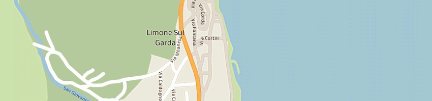 Mappa della impresa garda escursioni di peroni luca e c sas a LIMONE SUL GARDA