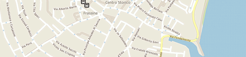 Mappa della impresa tipografia grafica a baruffaldi (snc) a MANTOVA