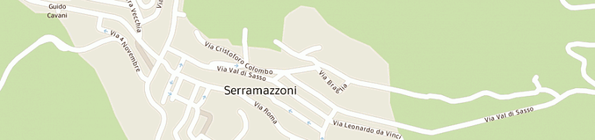 Mappa della impresa albergo valverde a SERRAMAZZONI
