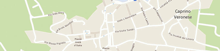 Mappa della impresa unicredit banca spa a CAPRINO VERONESE