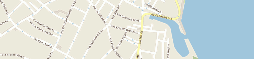 Mappa della impresa beatrice di mondadori beatrice sas a MANTOVA