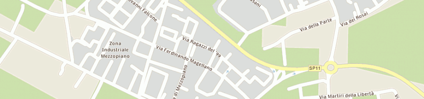 Mappa della impresa menichetti srl a FUCECCHIO