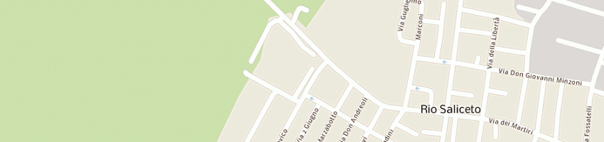Mappa della impresa malaguti roberto a RIO SALICETO