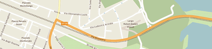 Mappa della impresa segafredo (spa) a MANTOVA