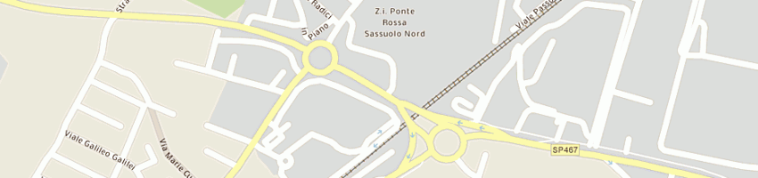 Mappa della impresa blu mix spa a SASSUOLO