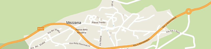 Mappa della impresa nusca antonio a MEZZANA