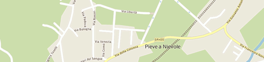 Mappa della impresa tecnic impianti snc di lahssini said e c a PIEVE A NIEVOLE
