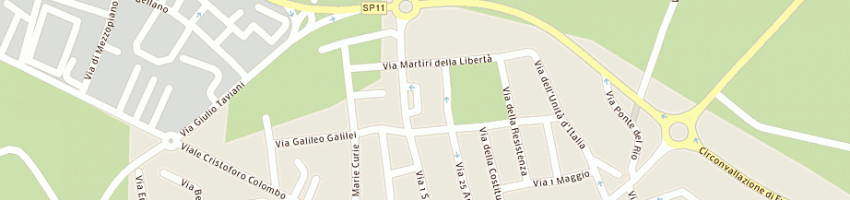 Mappa della impresa borghi prosperi sas fondiaria sai a FUCECCHIO