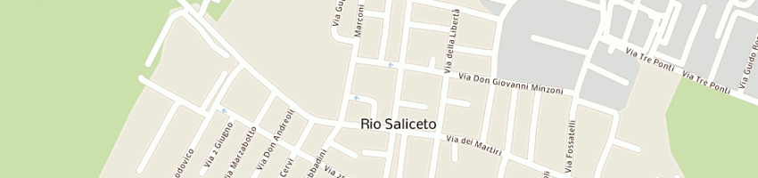 Mappa della impresa cantina sociale di carpi societa' agricola cooperativa a RIO SALICETO
