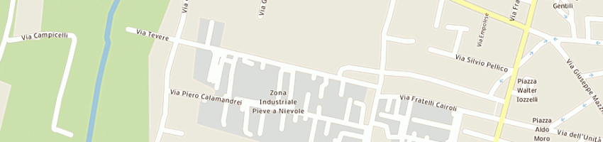 Mappa della impresa jm di inzaina giovanni maria e cotugno maddalena snc a PIEVE A NIEVOLE