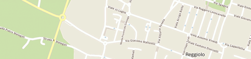 Mappa della impresa banca agricola mantovana spa a REGGIOLO