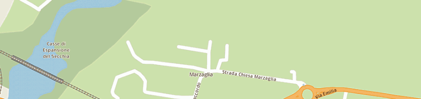 Mappa della impresa pagliani giovanni a MODENA