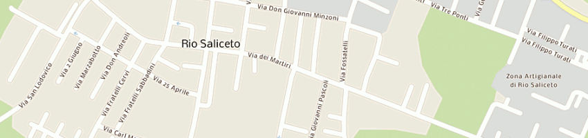 Mappa della impresa scuola elementare a RIO SALICETO