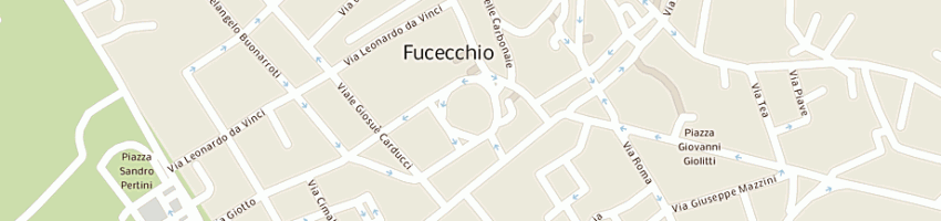 Mappa della impresa giuliano bar di simone benvenuti e c sas a FUCECCHIO