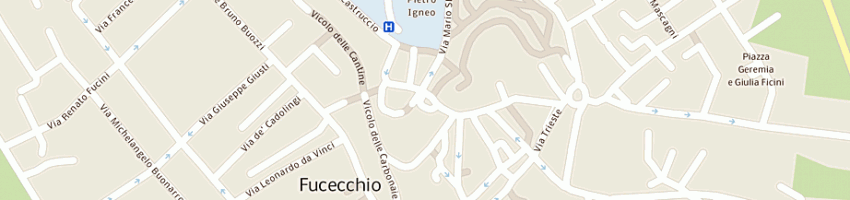 Mappa della impresa checchi valter diffusion a FUCECCHIO