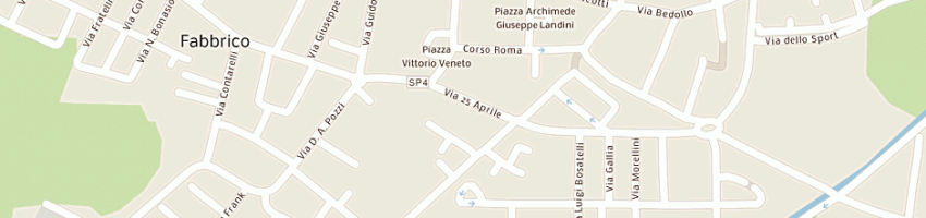 Mappa della impresa tappezzeria grazia (snc) a FABBRICO
