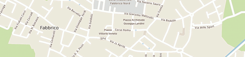 Mappa della impresa albergo caffe' roma a FABBRICO