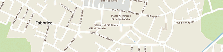 Mappa della impresa gasparini sara a FABBRICO