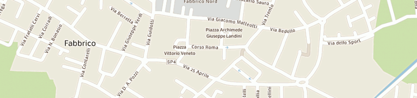 Mappa della impresa camera del lavoro a FABBRICO