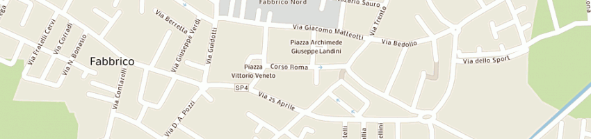 Mappa della impresa belluti eugenia a FABBRICO